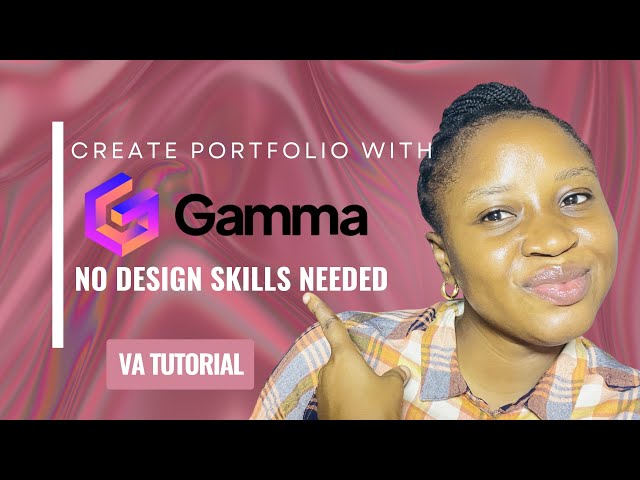 How to Create a Portfolio with Gamma AI || VA Portfolio Tutorial 2026