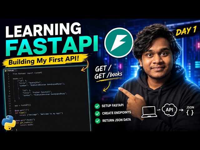 I Knew Nothing About FastAPI. So I Built My First API