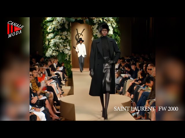 YVES SAINT LAURENT Haute Couture Fall 2000 Paris - Canale Moda