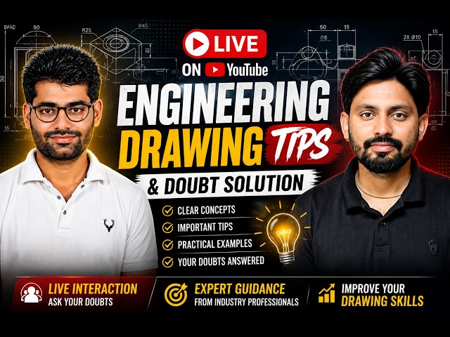 Engineering Drawing Tips & Doubt Solutions | Mechanical Drawing Reading in Hindi