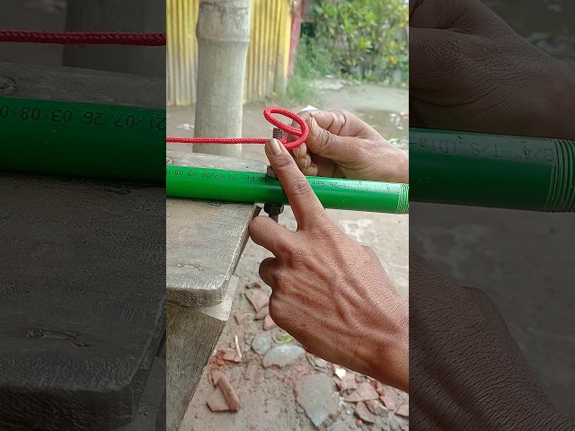 Quick Knot Trick 🪢💯👍 # KnotSkills # RopeSkills # DIY # CampingSkills