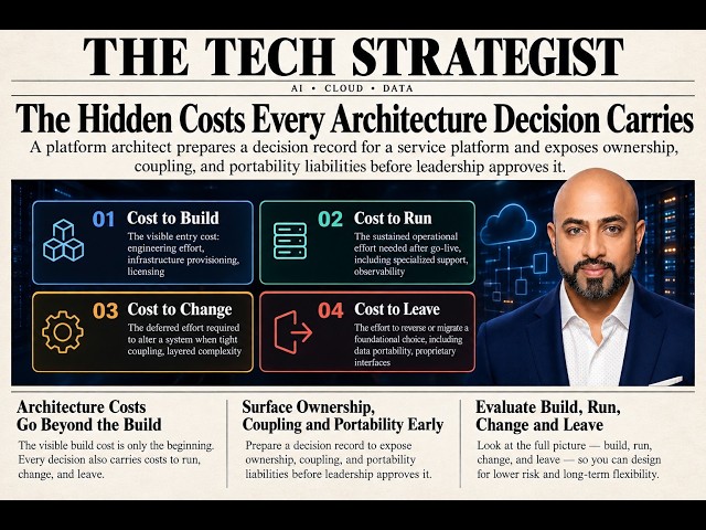 The Hidden Costs Every Architecture Decision Carries | Agentic AI & Cloud Advisory