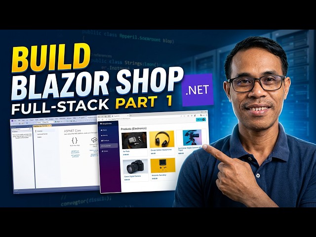 ShopOnline Blazor Web Assembly and Web API (Create New Project Template)-Part1