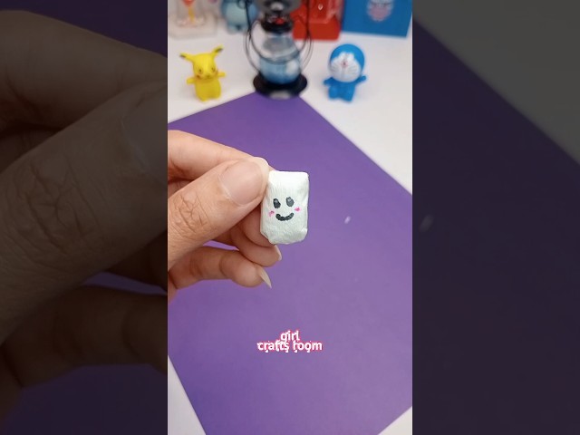 I made world tiniest Marshmallow squishy 😱 #shorts #trendingshorts #viral #satisfying #funny #craft