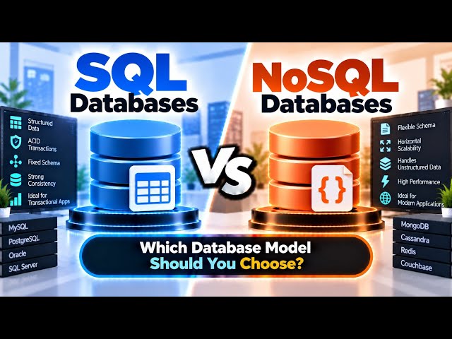 SQL Databases vs NoSQL Databases | Which Database Model Should You Choose? | Uplatz