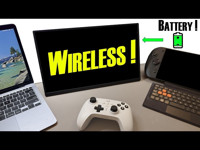 TRULY WIRELESS!! - UPERFECT Wireless Battery Powered Monitor