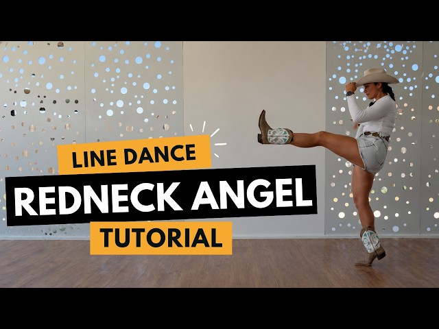 REDNECK ANGEL - MERRY GO ROUND LINE DANCE - TUTORIAL!