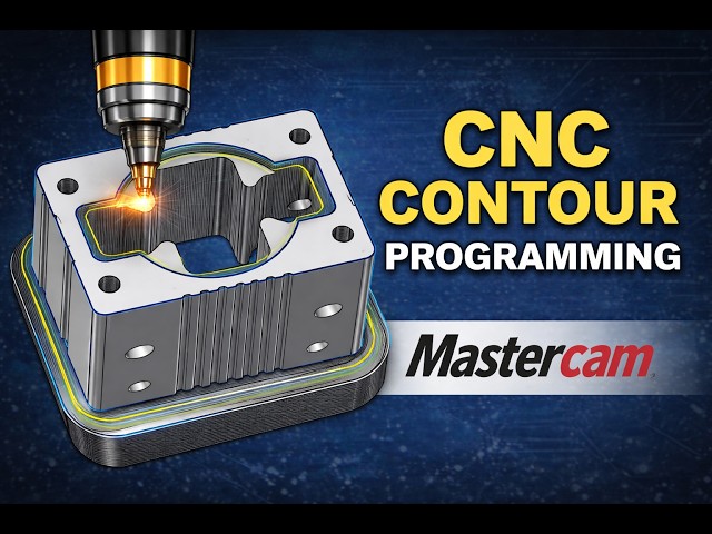 Contour toolpath for CNC machine run program
