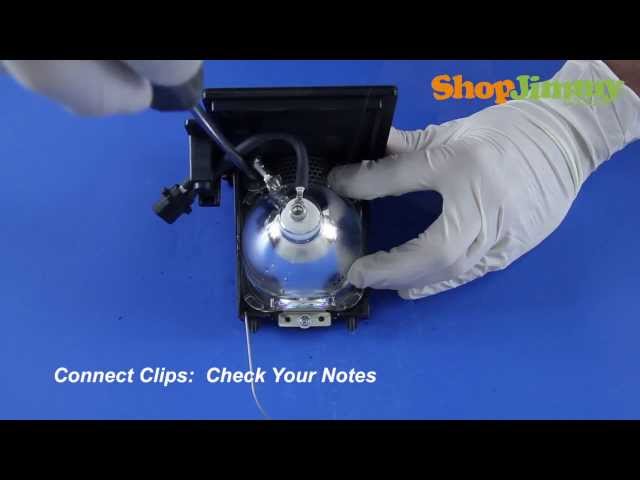 Save Money - How to Replace a Mitsubishi DLP Lamp 915B455011