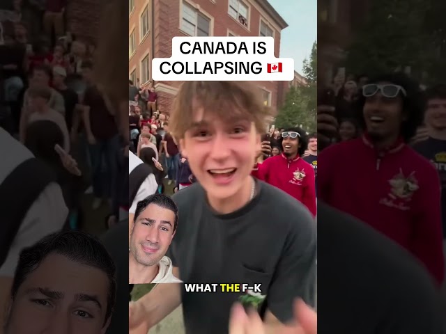 5,000 Students Took Over the Streets for Homecoming 💀 #Shorts#Guelph #Canada #DefNoodles