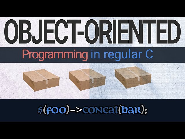 Object-Oriented Programming in regular C