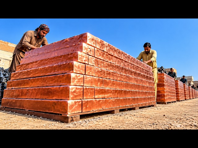 Pakistan Copper Factory Secrets - Most Extreme Copper Making Process - @bigskills2475