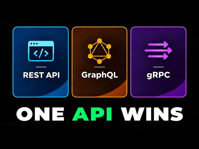 Don't Build Your API Until You Watch This (REST vs GraphQL vs gRPC)