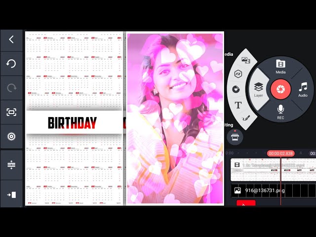 Trending Birthday Video Editing | Kinemaster Video Editing |  Happy Birthday Status