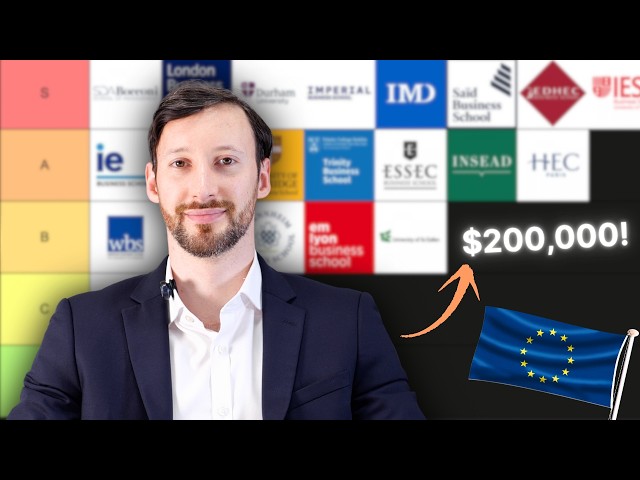 WHAT IS THE BEST BUSINESS SCHOOL IN EUROPE? (TIER LIST 2026)