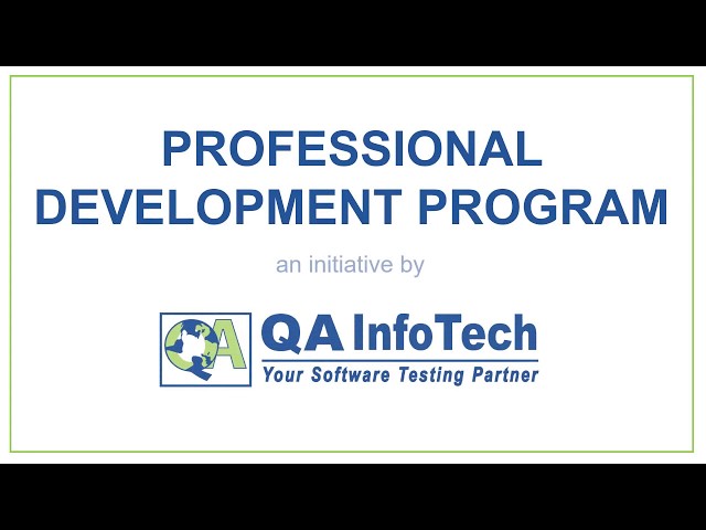 Accessibility Testing Training Session | Professional Development Program - QA InfoTech