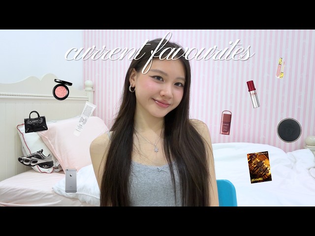 CURRENT FAVOURITES 🌟: kdrama, beauty products, skincare, hair care, tech & fashion