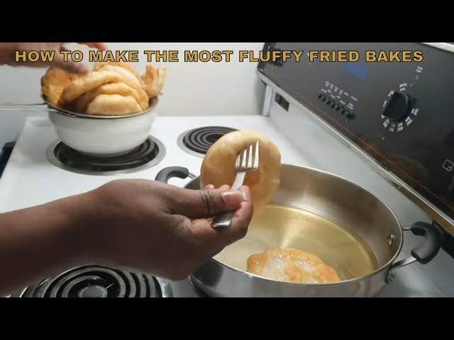 How to  make the most Fluffy Fried Bakes. "fried bakes" Stay with us LenoreRN.
