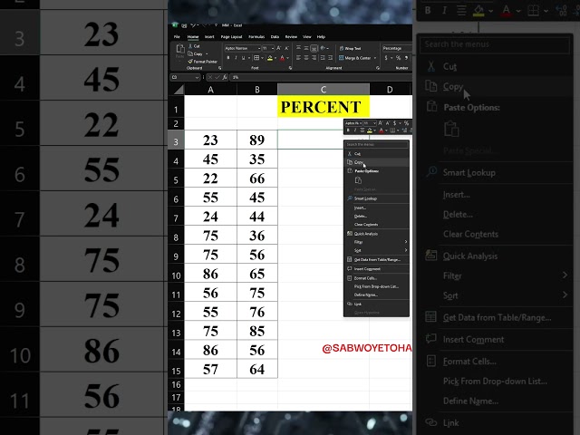 microsoftexcel 27 parcent  #tricks  #excel #computereducation #computercomponent #exceltips #pc