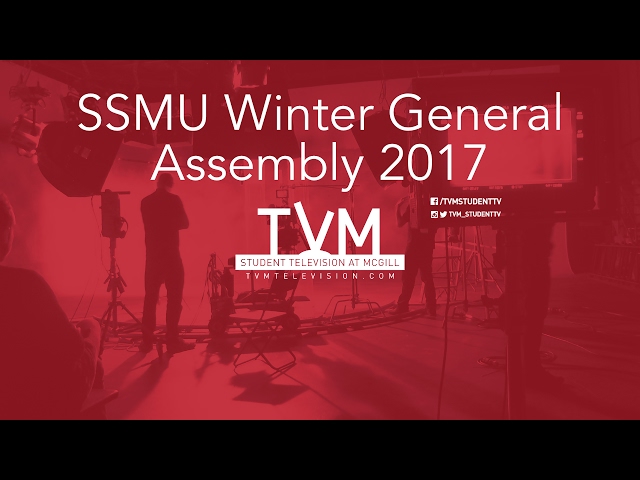 SSMU Winter General Assembly 2017