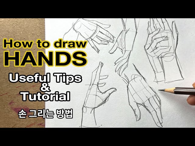 How to draw Hands / Useful Tips!! / Tutorials (Easy way) / (Part 1)