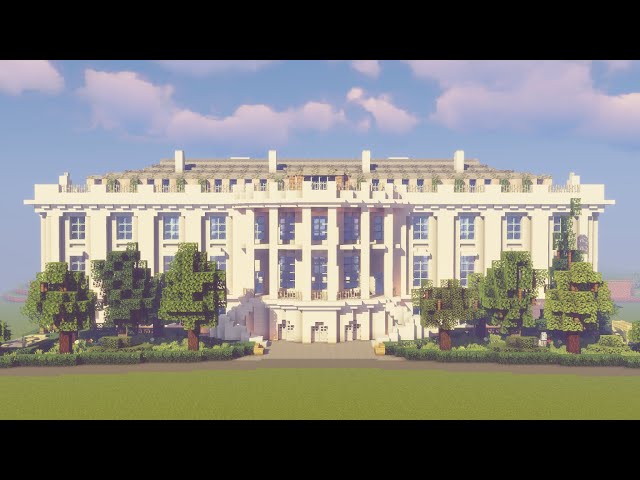 The White House (Minecraft Build Tutorial) #minecraft #minecraftbuilding