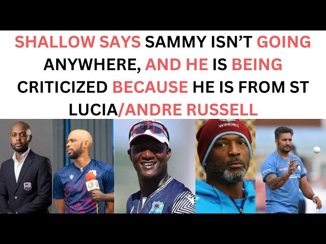 CWI'S president believes Sammy is being criticized only because he is from a small Island