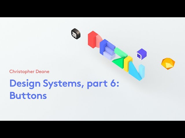 Design Systems, part 6: Buttons