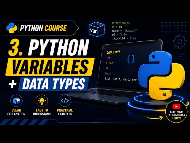 Python Variables & Data Types Explained | Python for Beginners | CodeNova