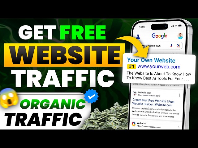 Get FREE Website Traffic in 2026 🚀 | Organic Google Traffic (Step-by-Step Guide)