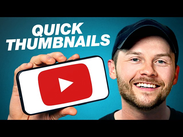 Make YouTube Thumbnails on Your Phone in 3 Minutes (FREE App)