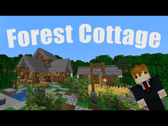 Minecraft Forest Cottage | Tutorial | Beginner Friendly