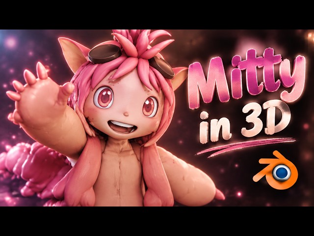 Mitty from Made in Abyss: A Blender 3D Modeling Project