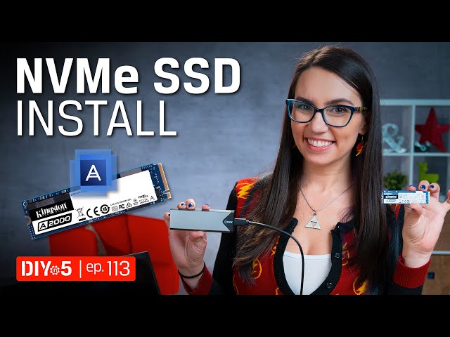 How to Install an NVMe SSD In a Laptop – DIY in 5 Ep 113