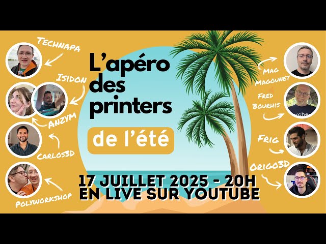 L'apéro des Printers de l'été - live!
