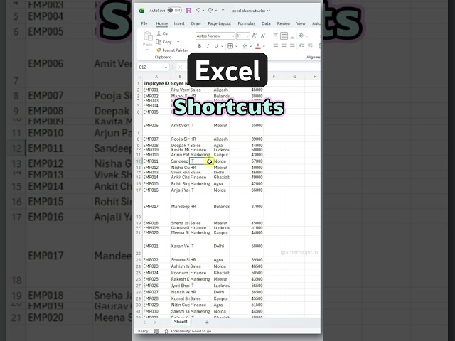 5 Excel Formatting Tricks That Save Hours! 🤯⚡ #Excel #Shorts