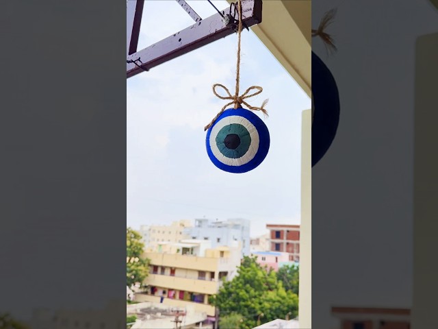 Evileye hanging from coconut shell