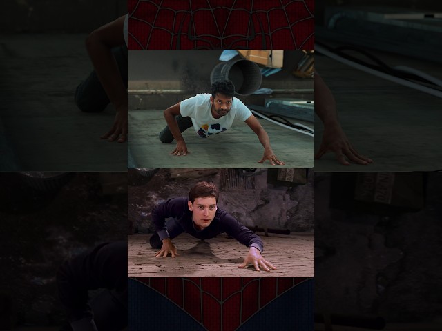How to climb a wall like Spider-Man #spiderman