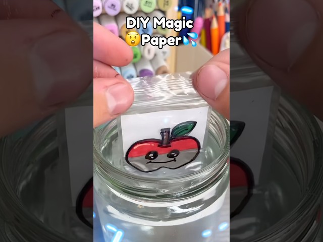 😲Cute Diy Magic Paper💦!? #papercraft #cutecrafts #crafts #craft #cute #diy