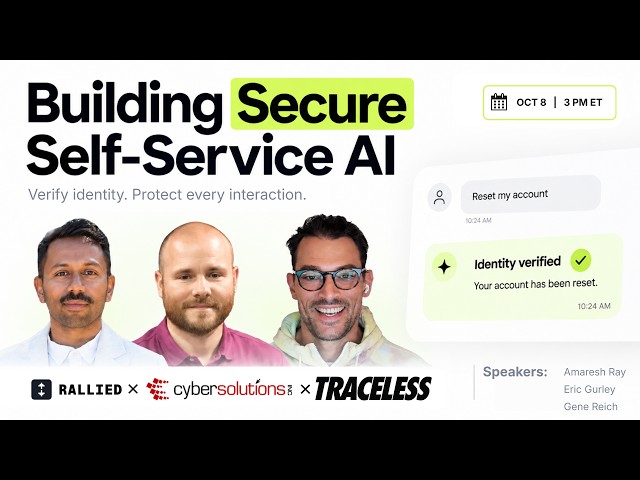 Building Secure Self Service AI with Traceless and Rallied