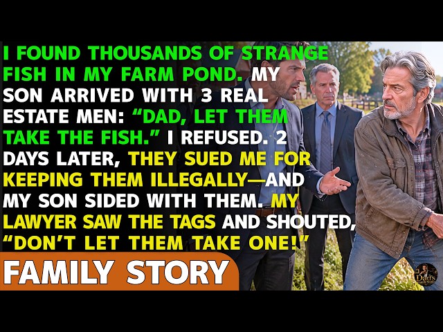 My Son Dumped Thousands of Fish in My Pond — Until My Lawyer Saw the Tags on the Fish and Shouted...
