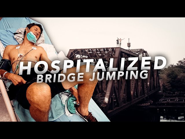 Dad Rushed To Hospital After 50ft Bridge Jump (Dislocated Shoulder)