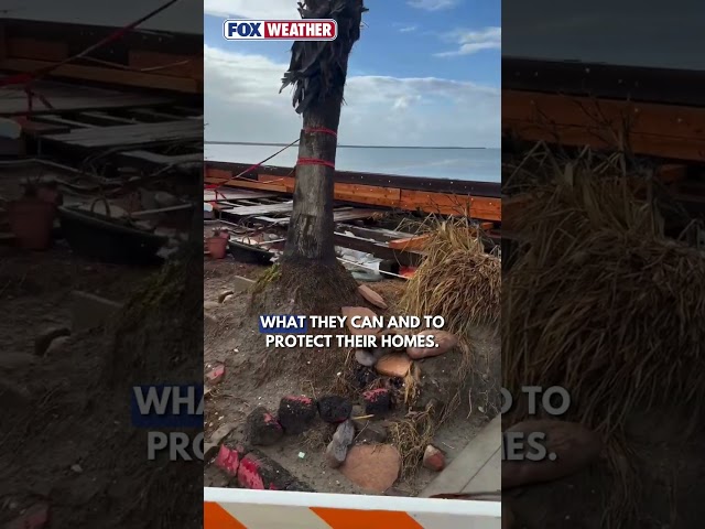 On the Ground in Long Beach, California, as Cleanup Efforts Continue After Tropical Storm Rachel