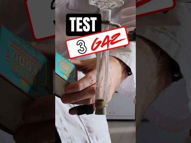 🧪 3 Chemical gas tests you need to know! #chemistry #chemistry #experiment