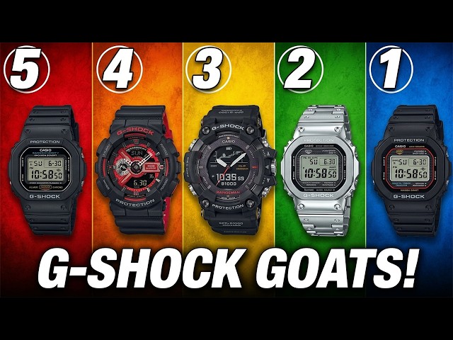 Everyone’s Buying the Wrong G-Shock Watches - 5 Greatest Watches of All Time!