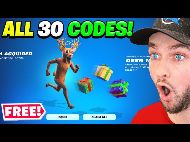 All 30 *NEW* Secret Admin Codes in Fortnite! (FREE REWARDS)