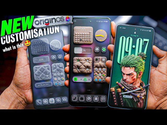 NEW LATEST CUSTOMIZATION 😯 OriginOS 6 Best Customisation 🤩 | For Vivo & iQOO users #vivo #originos6