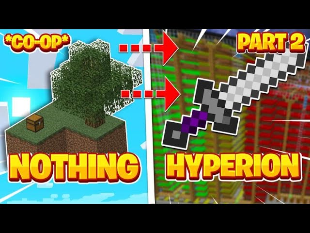 Mega Coop Farming from NOTHING to a HYPERION!! (Part 2) -- Hypixel Skyblock
