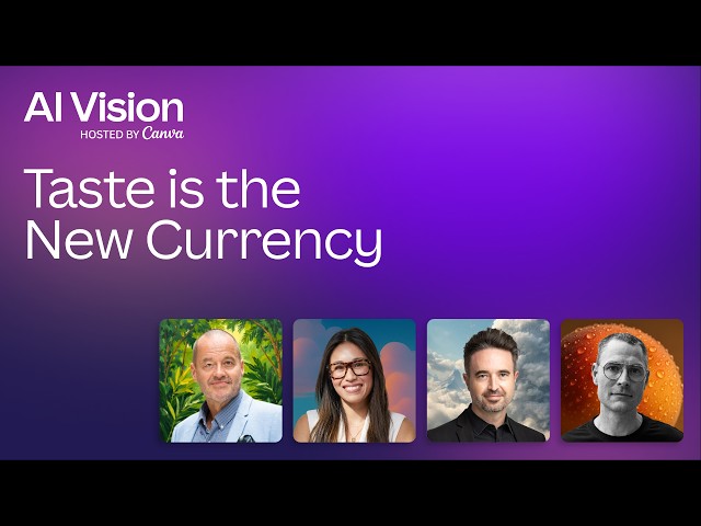 Taste is the New Currency - AI Vision Sydney