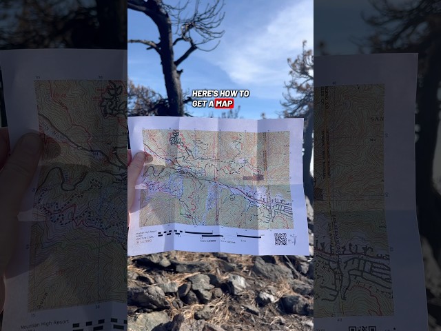How to make a map of your area. #map #landnavigation #hiking #camping #outdoors